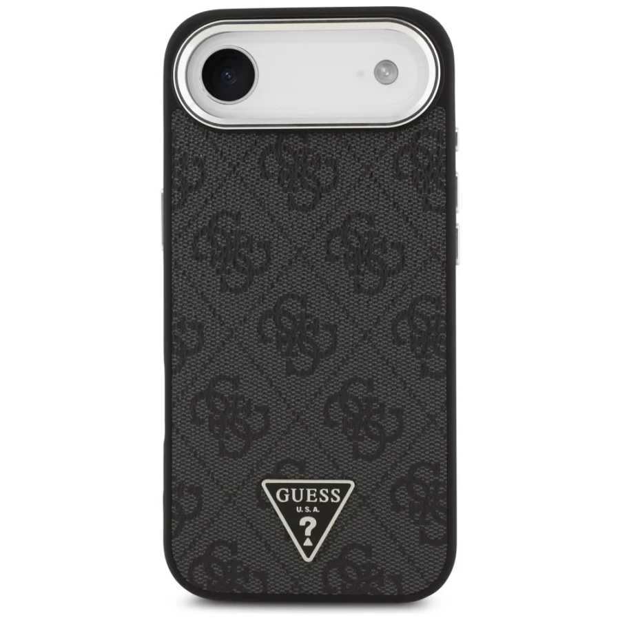 Etui Guess 4G Triangle Logo MagSafe na iPhone 17 Air - czarne