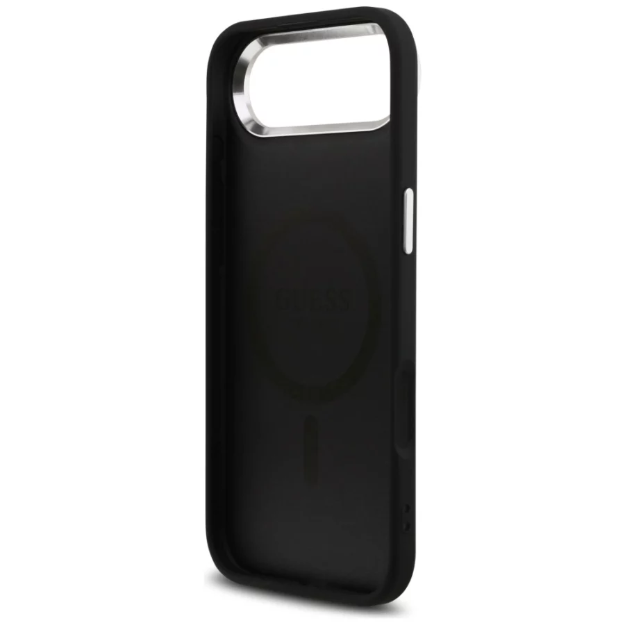 Etui Guess 4G Triangle Logo MagSafe na iPhone 17 Air - czarne