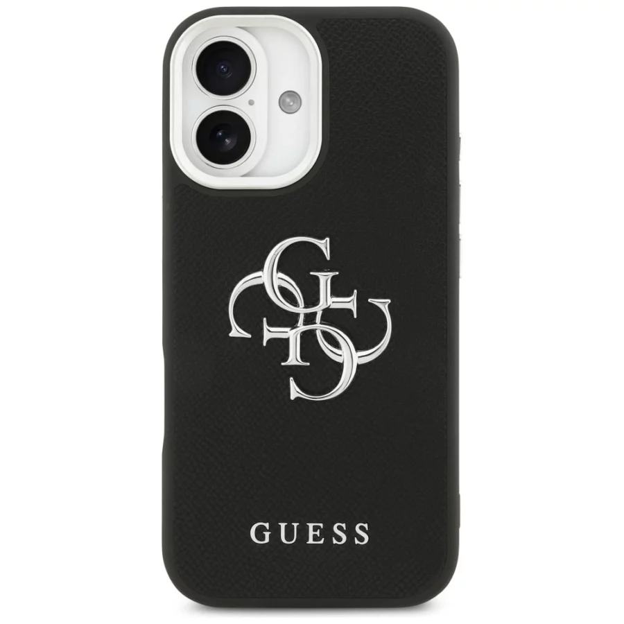 Etui Guess Grained Big 4G Classic Logo na iPhone 17 - czarne