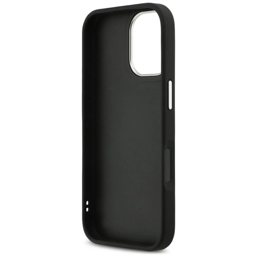 Etui Guess Grained Big 4G Classic Logo na iPhone 17 - czarne