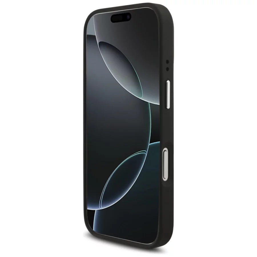 Etui Guess Grained Big 4G Classic Logo na iPhone 17 Pro - czarne