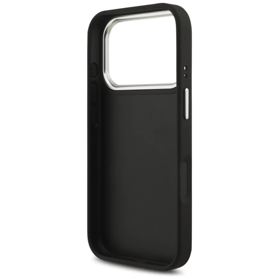 Etui Guess Grained Big 4G Classic Logo na iPhone 17 Pro - czarne