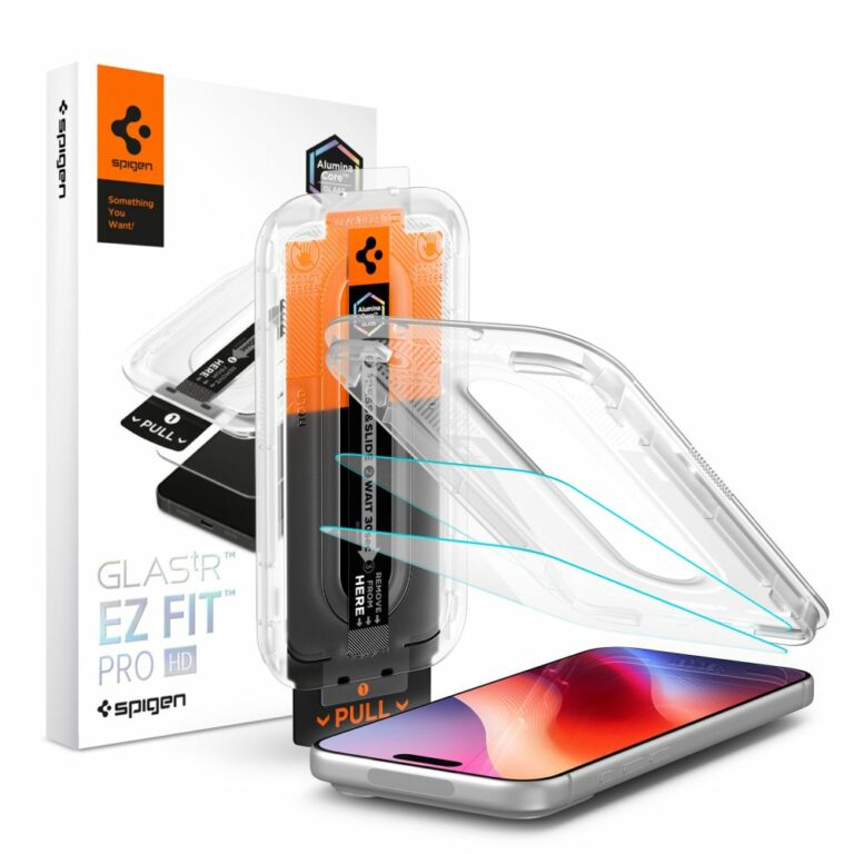 SZKŁO HARTOWANE SPIGEN GLAS.TR EZ FIT PRO HD AC 2-PACK IPHONE 16 PRO MAX / 17 PRO MAX / 18 PRO MAX CLEAR