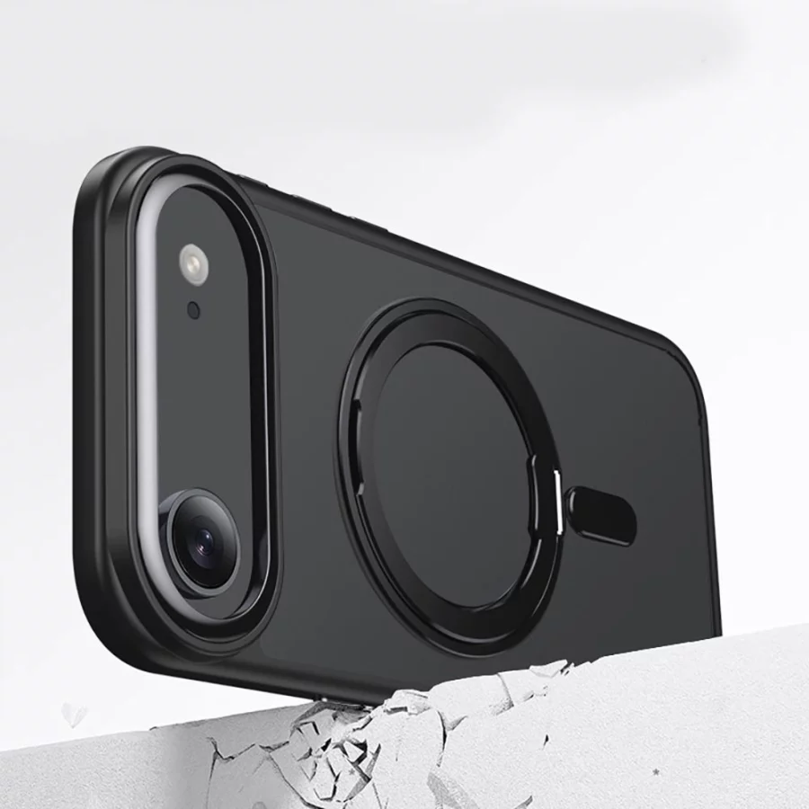 Etui Tech-Protect MagRing MagSafe na iPhone 17 Air - czarne