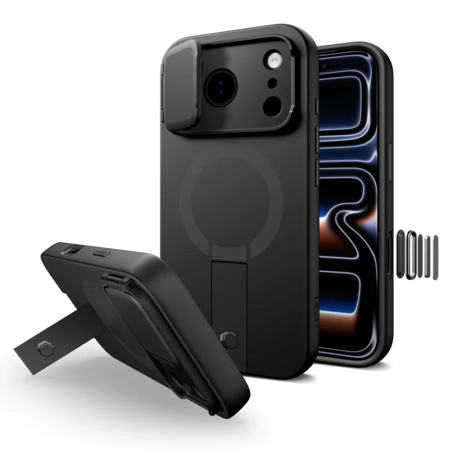 Etui Tech-Protect Kevlar Aura MagSafe na iPhone 17 Pro - czarne