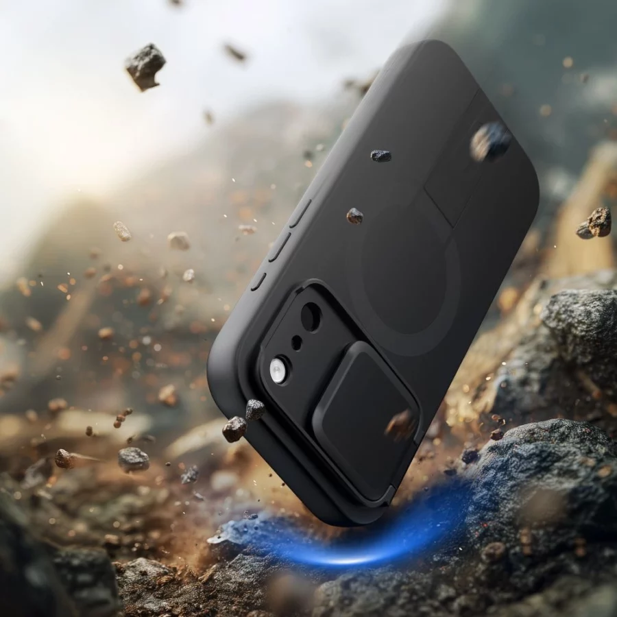 Etui Tech-Protect Kevlar Aura MagSafe na iPhone 17 Pro - czarne