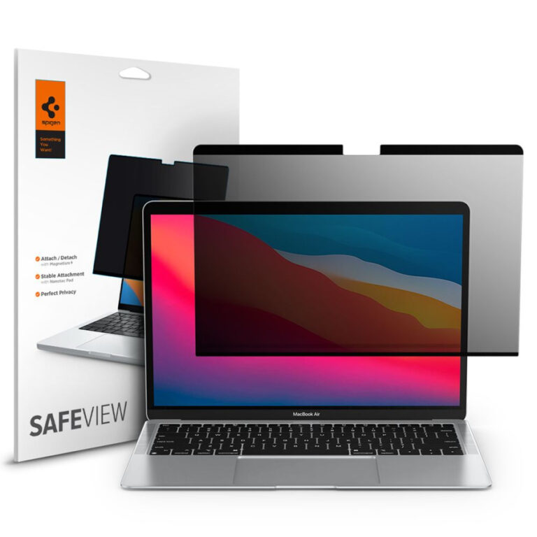 FOLIA PRYWATYZUJĄCA SPIGEN SAFE VIEW MACBOOK AIR 13 M2 / M3 / M4 / 2023-2025 PRIVACY