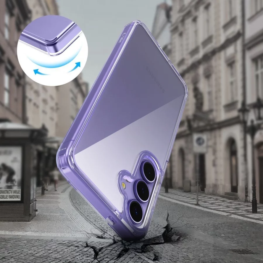 Etui Tech-Protect FlexAir Hybrid na Samsung Galaxy S25 FE - przezroczyste