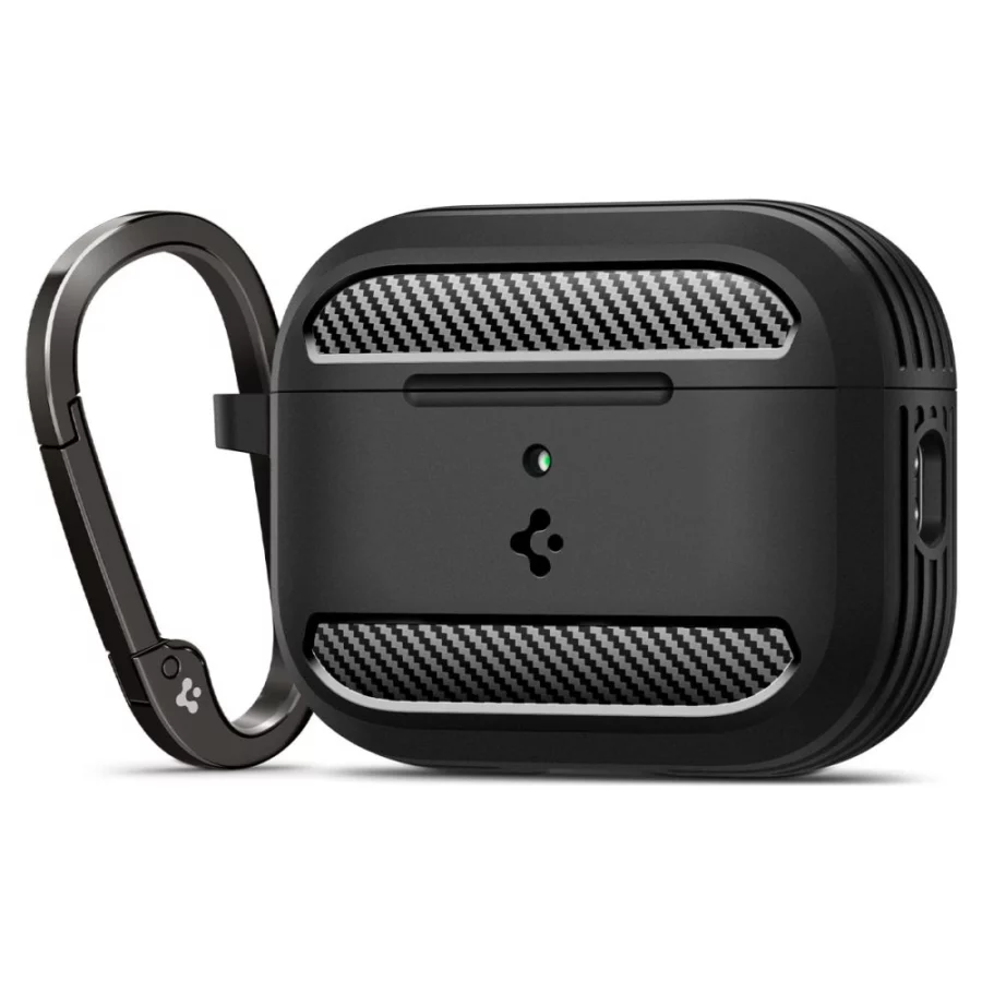 Etui Spigen Rugged Armor na AirPods Pro 3 - czarny mat