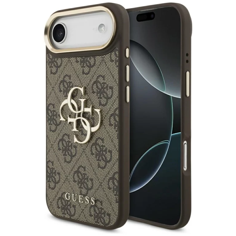Etui Guess 4G Big 4G Classic Logo na iPhone Air - brązowo-złote