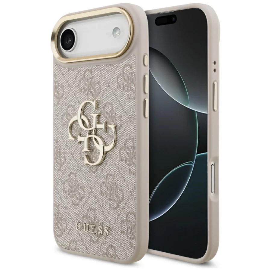 Etui Guess 4G Big 4G Classic Logo na iPhone Air - różowo-złote