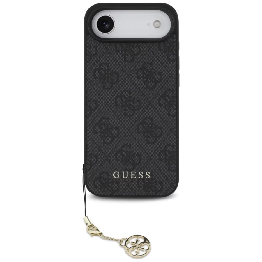Etui Guess 4G Charms Collection MagSafe na iPhone Air - czarne