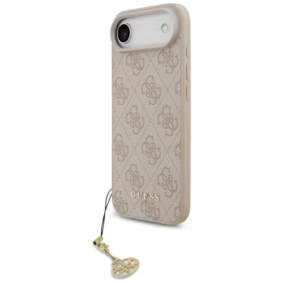 Etui Guess 4G Charms Collection MagSafe na iPhone Air - różowe