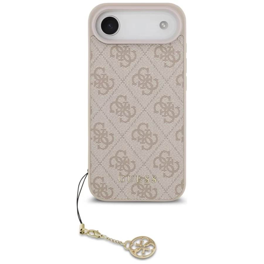 Etui Guess 4G Charms Collection MagSafe na iPhone Air - różowe