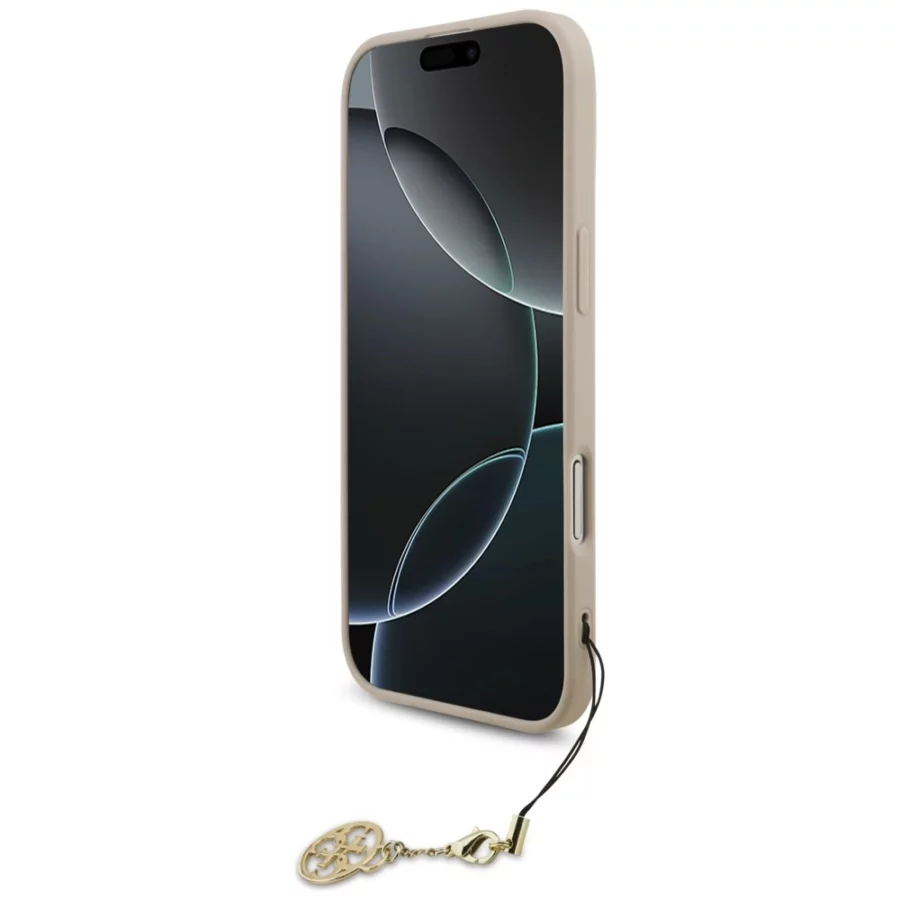 Etui Guess 4G Charms Collection MagSafe na iPhone Air - różowe