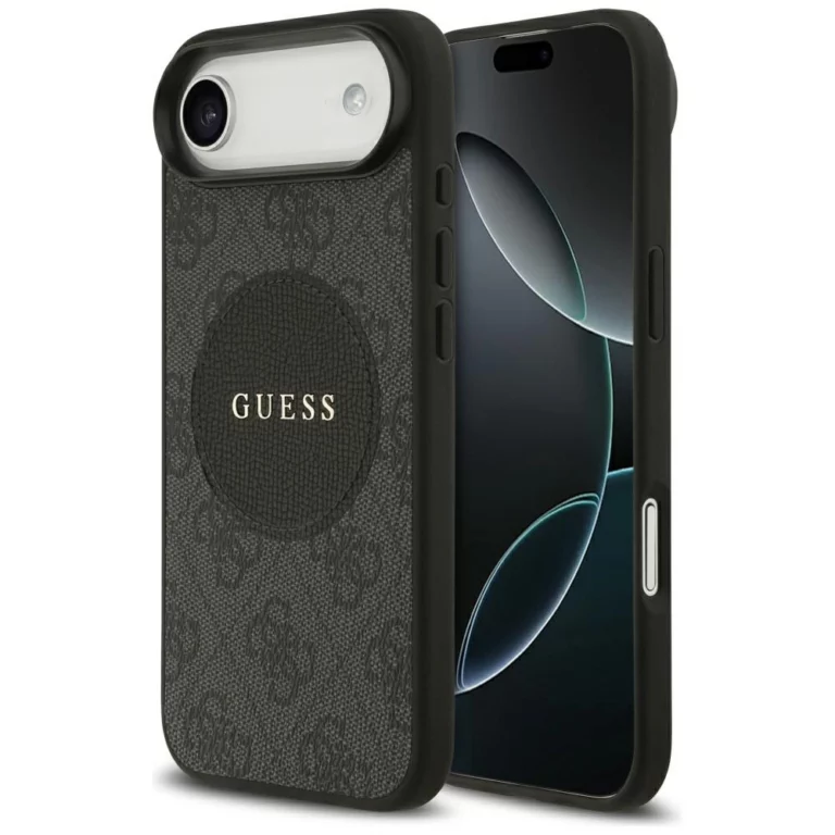 Etui Guess 4G Circle Classic Logo MagSafe na iPhone Air - czarne