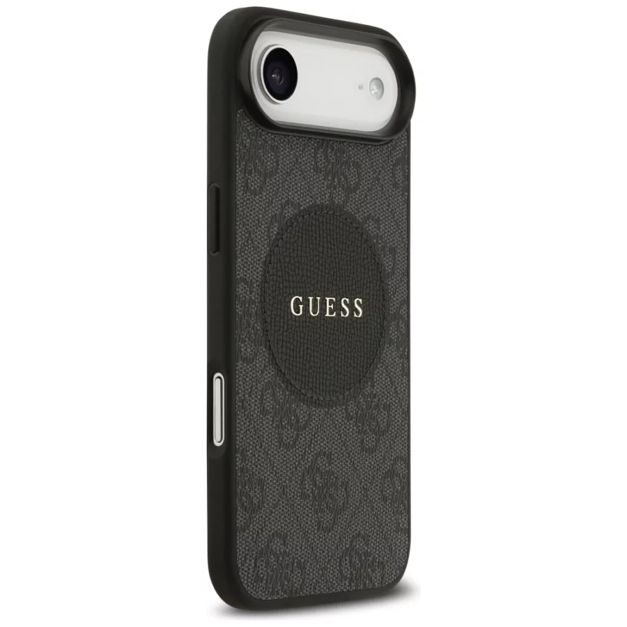 Etui Guess 4G Circle Classic Logo MagSafe na iPhone Air - czarne