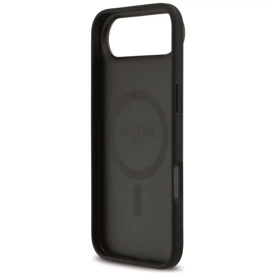 Etui Guess 4G Circle Classic Logo MagSafe na iPhone Air - czarne