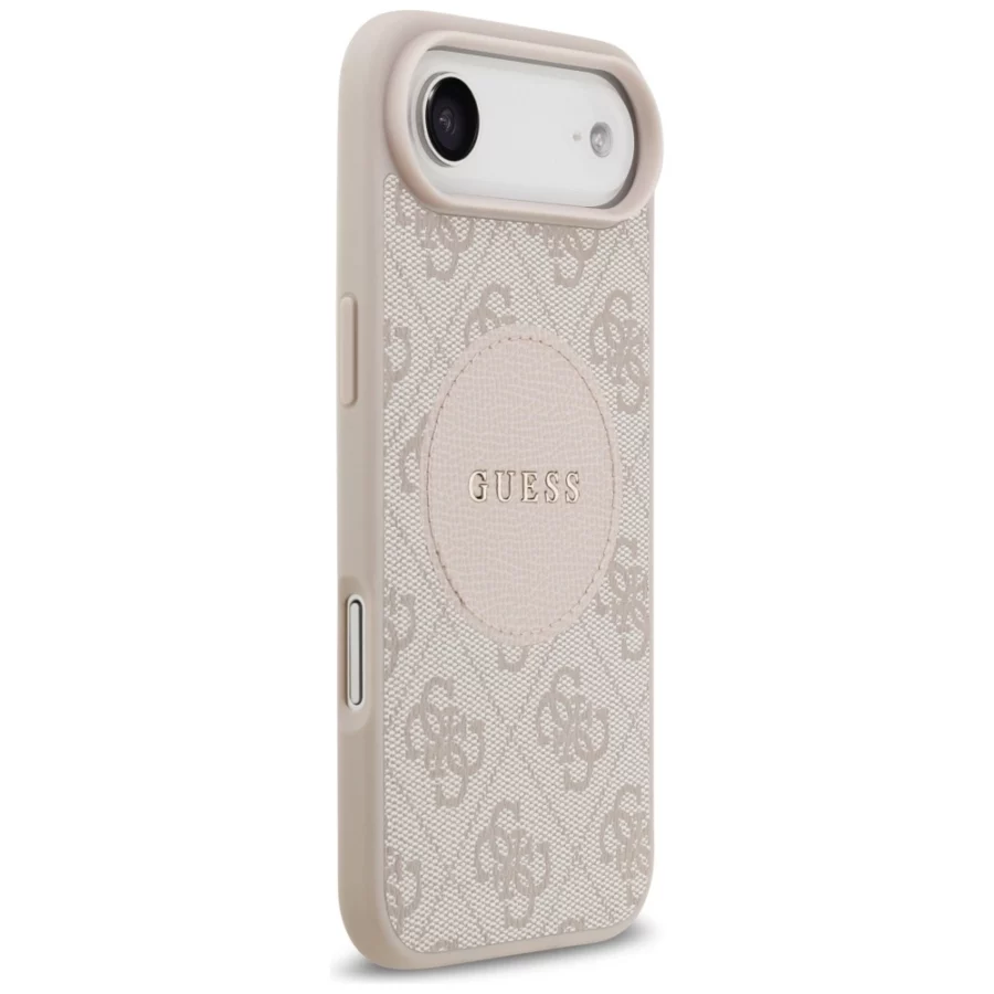 Etui Guess 4G Circle Classic Logo MagSafe na iPhone Air - różowe