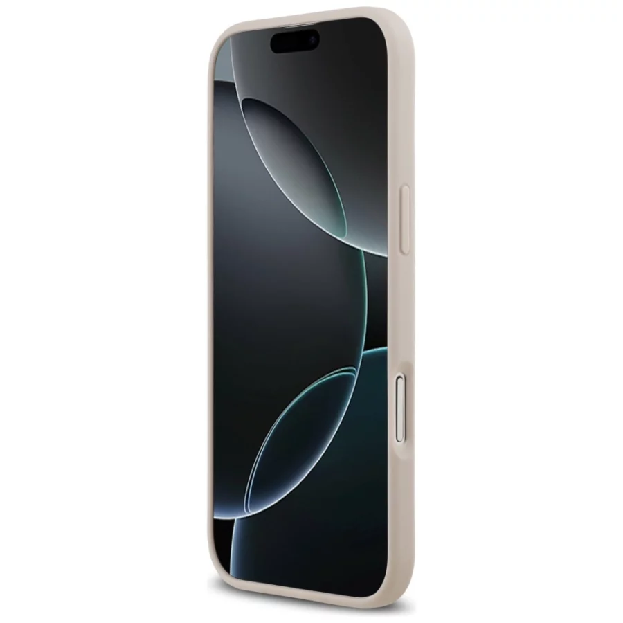 Etui Guess 4G Circle Classic Logo MagSafe na iPhone Air - różowe