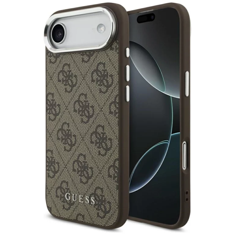 Etui Guess 4G Classic Logo MagSafe na iPhone Air - brązowe
