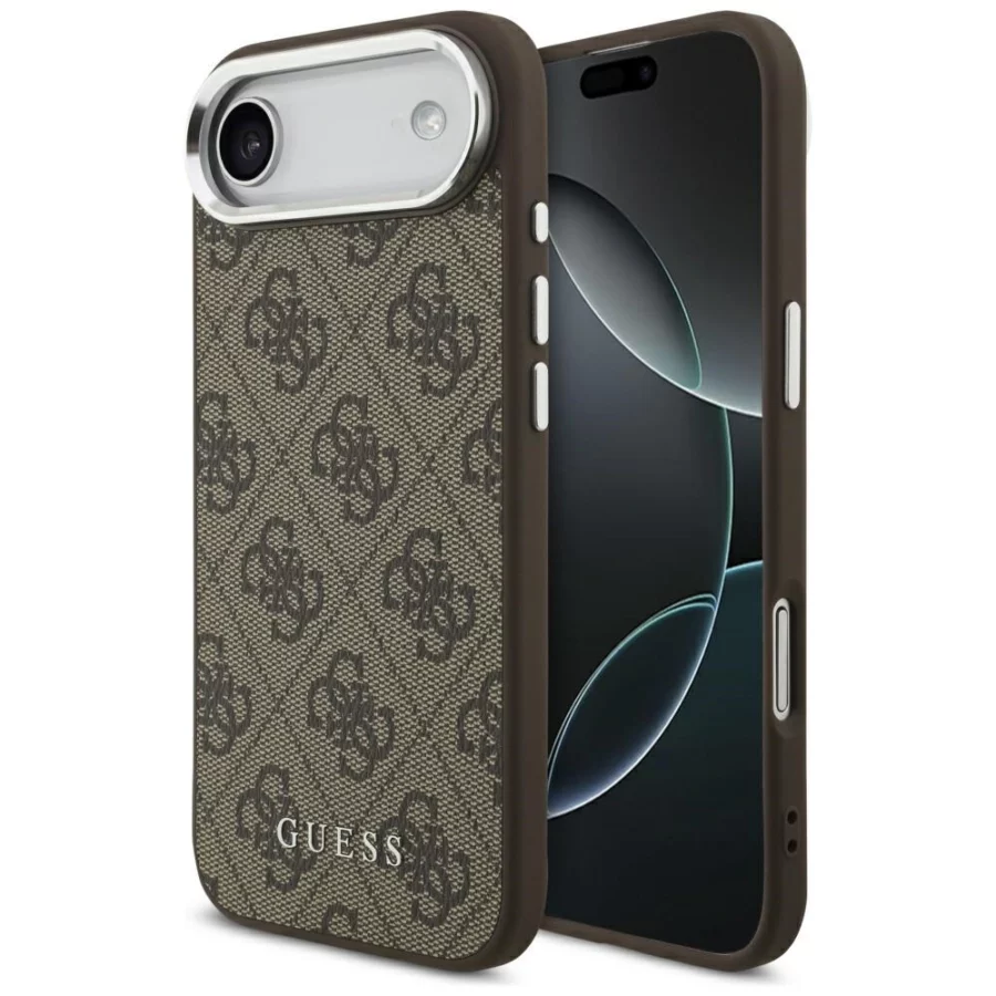 Etui Guess 4G Classic Logo MagSafe na iPhone Air - brązowe