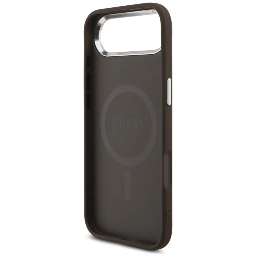 Etui Guess 4G Classic Logo MagSafe na iPhone Air - brązowe