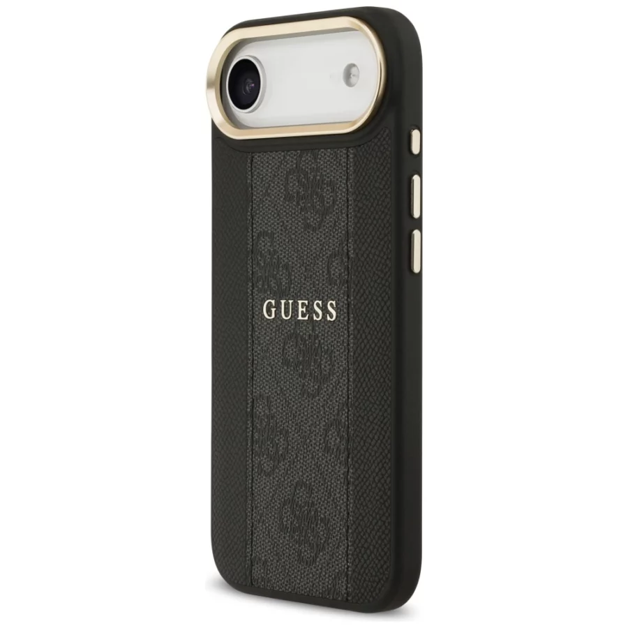 Etui Guess 4G Stripe MagSafe na iPhone Air - czarne