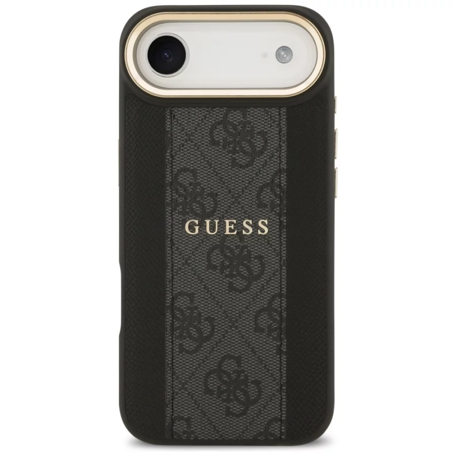 Etui Guess 4G Stripe MagSafe na iPhone Air - czarne