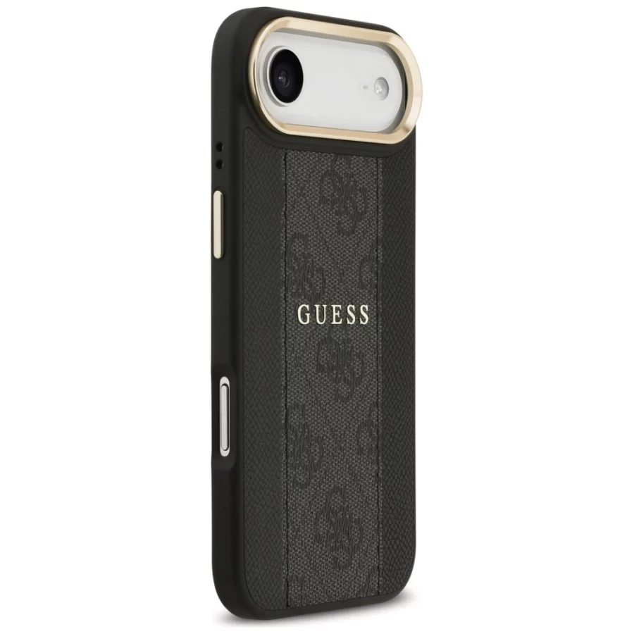 Etui Guess 4G Stripe MagSafe na iPhone Air - czarne