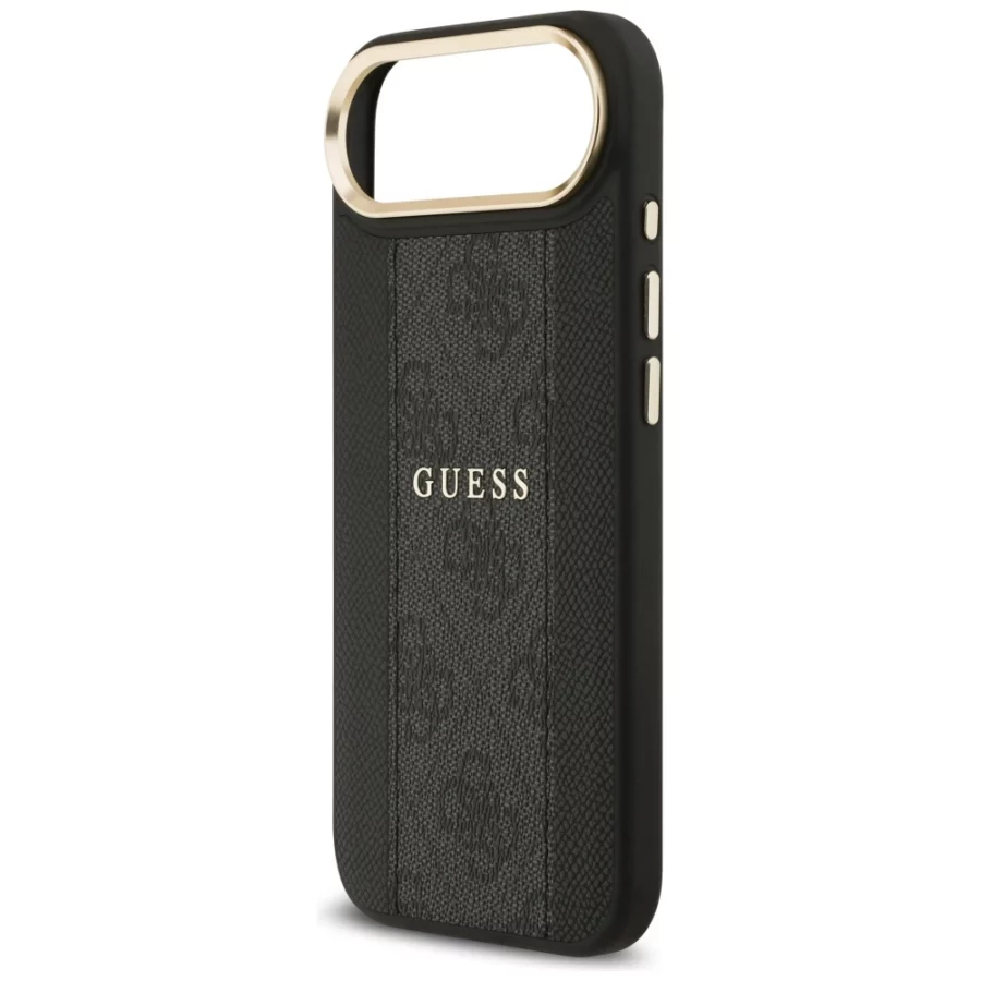 Etui Guess 4G Stripe MagSafe na iPhone Air - czarne