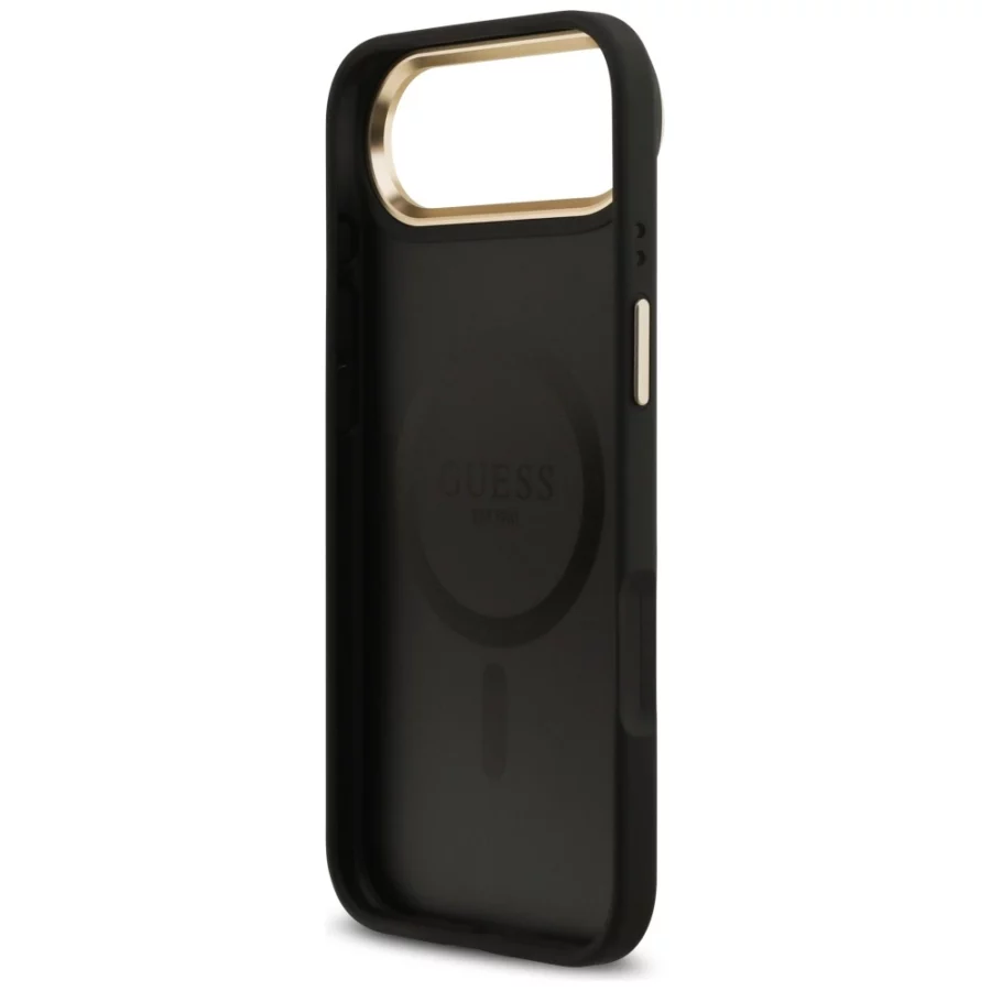 Etui Guess 4G Stripe MagSafe na iPhone Air - czarne