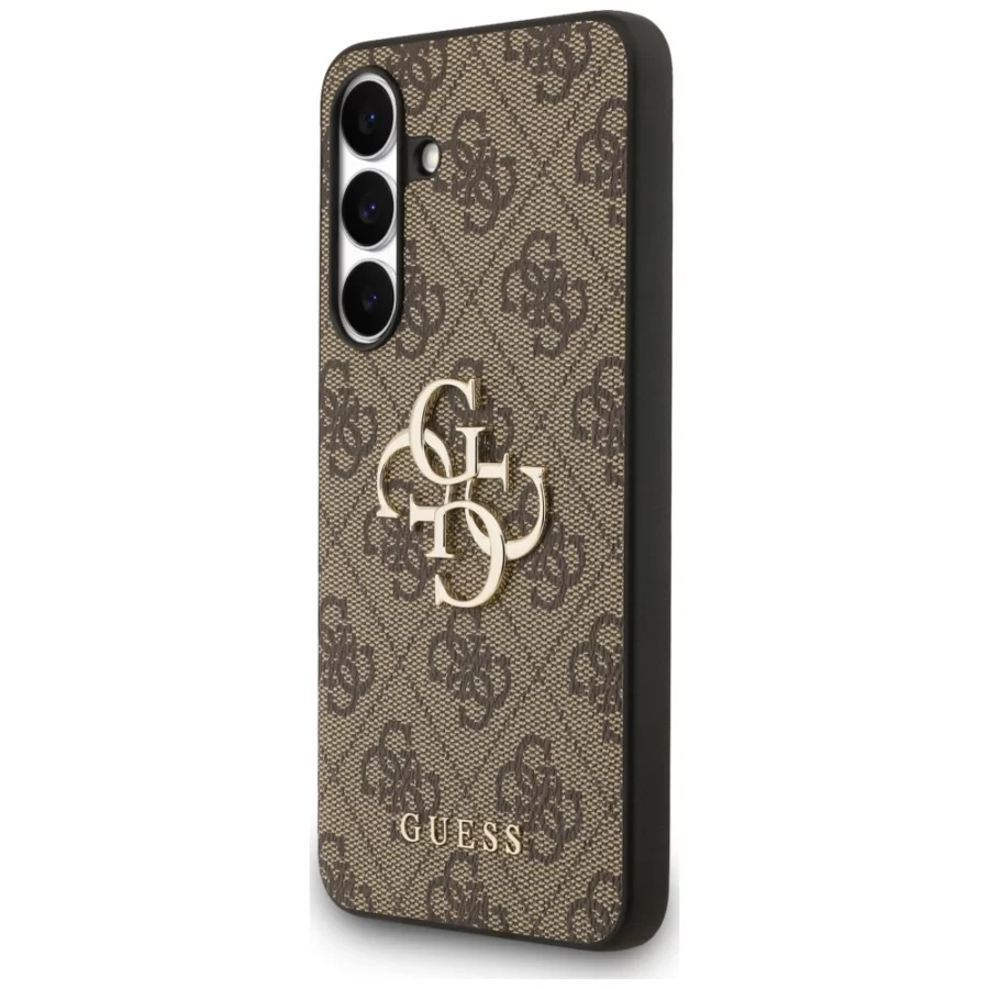 Etui Guess Big 4G Classic Logo na Samsung Galaxy S25 FE - brązowe