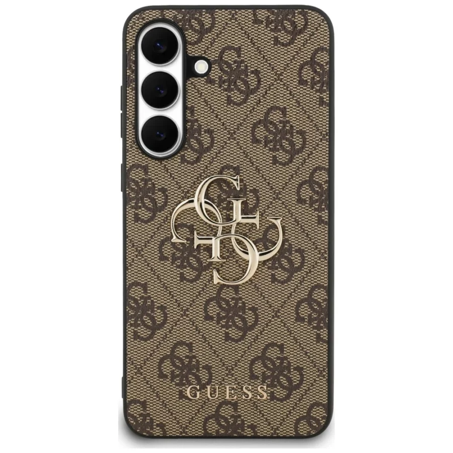 Etui Guess Big 4G Classic Logo na Samsung Galaxy S25 FE - brązowe