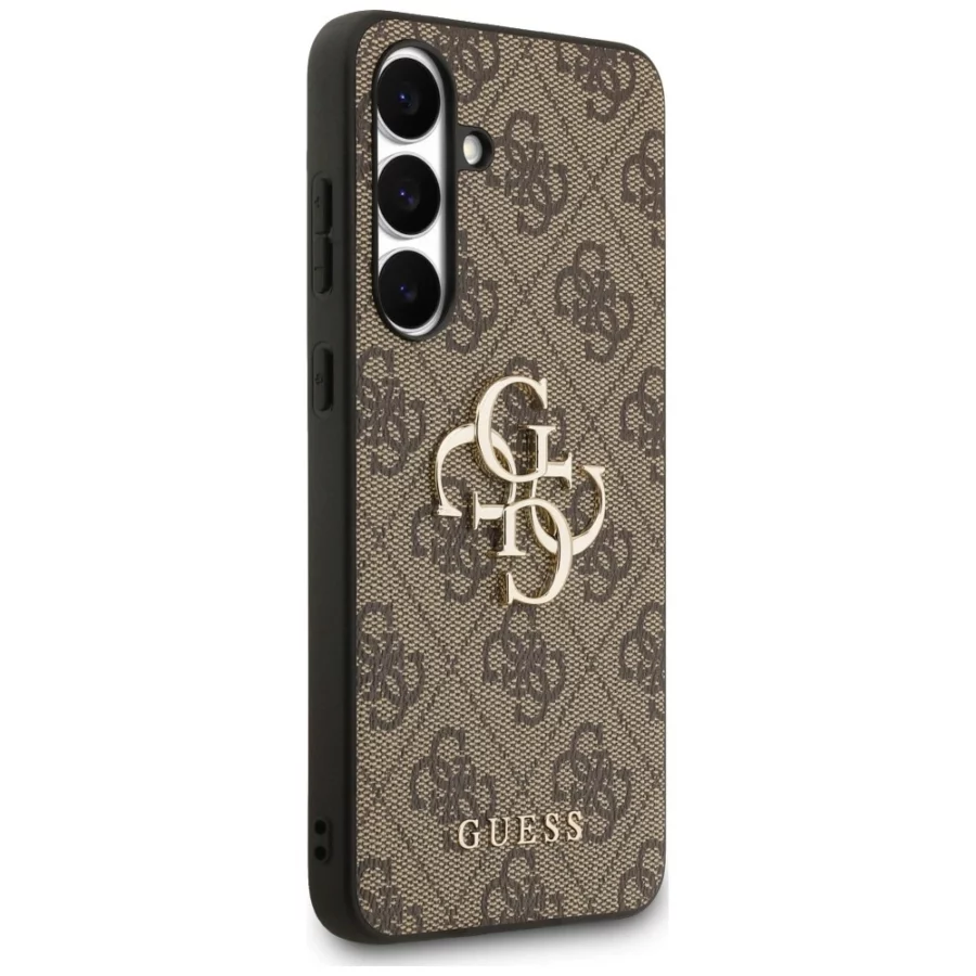 Etui Guess Big 4G Classic Logo na Samsung Galaxy S25 FE - brązowe