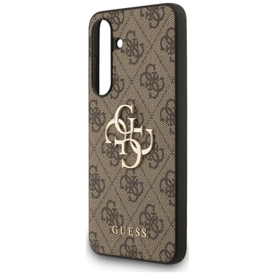 Etui Guess Big 4G Classic Logo na Samsung Galaxy S25 FE - brązowe