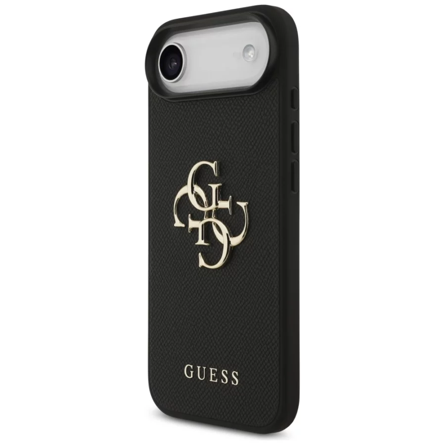 Etui Guess Grained Big 4G & Classic Logo na iPhone Air - czarne