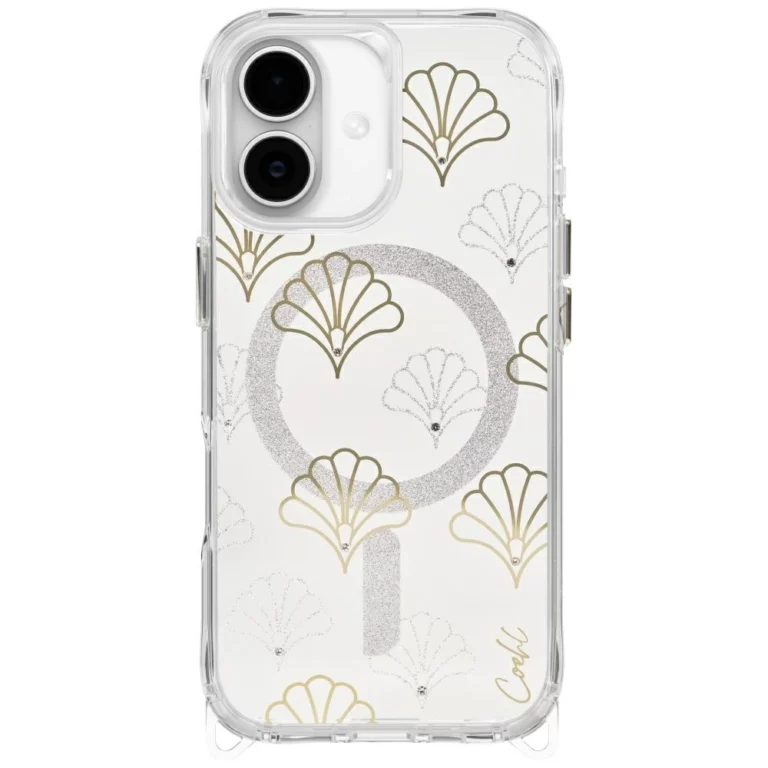 Etui UNIQ Coehl Maree na iPhone 17 Magnetic Charging - srebrne