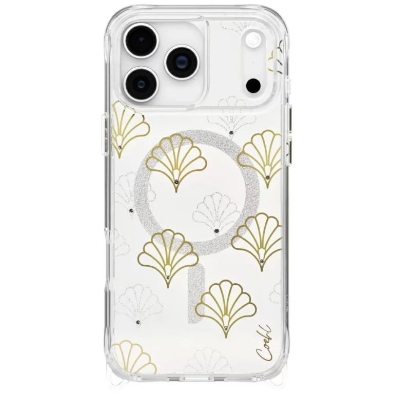 Etui UNIQ Coehl Maree na iPhone 17 Pro Max Magnetic Charging - srebrne