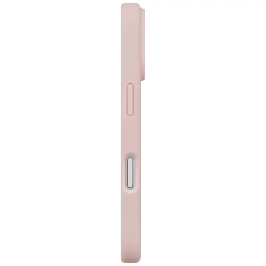 Etui UNIQ Lino na iPhone 17 Magclick Charging - różowe