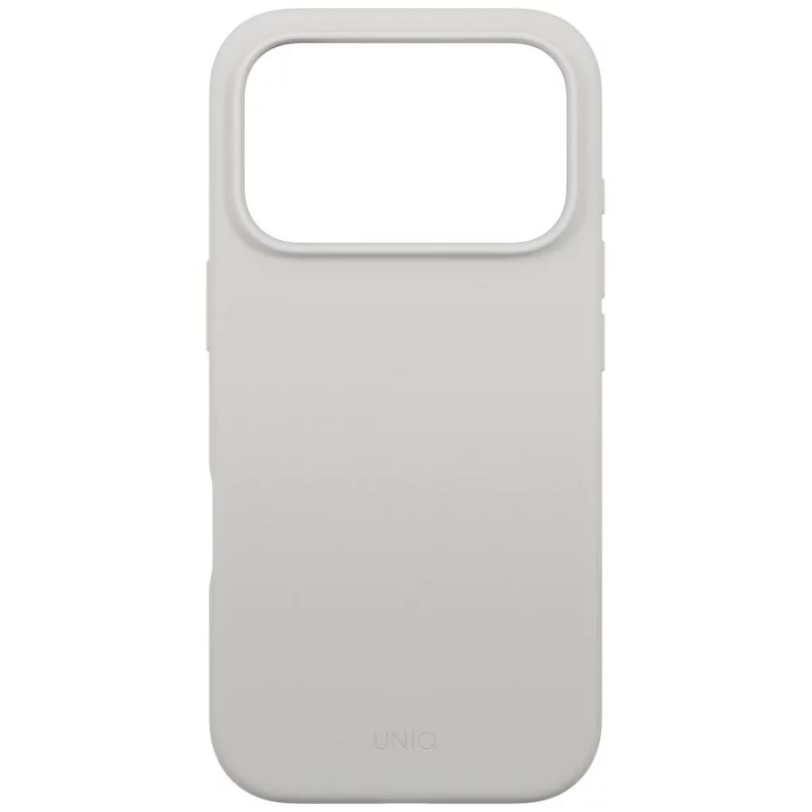 Etui UNIQ Lino na iPhone 17 Pro Magclick Charging - szare
