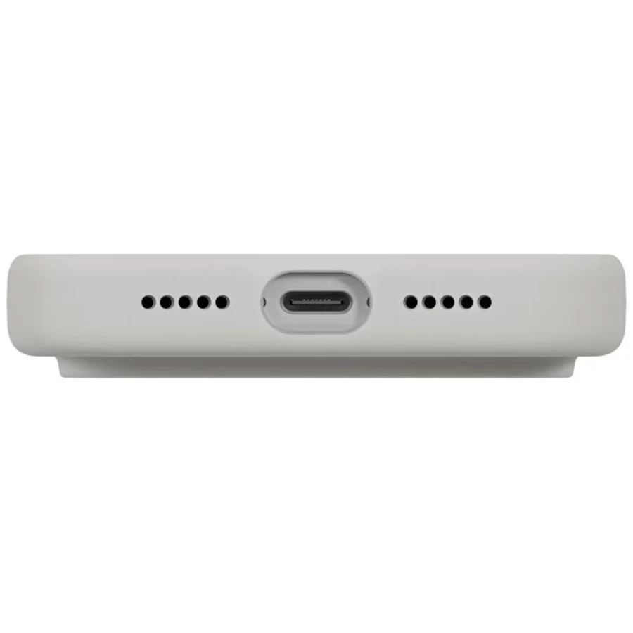 Etui UNIQ Lino na iPhone 17 Pro Magclick Charging - szare
