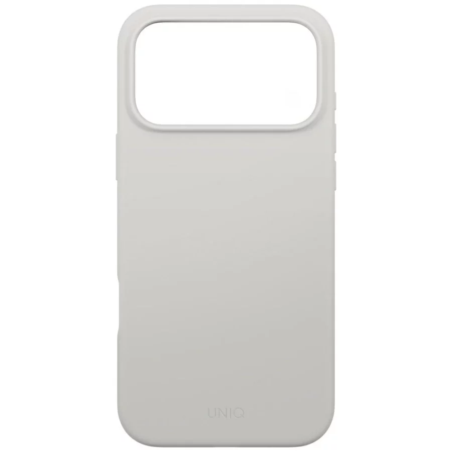 Etui UNIQ Lino na iPhone 17 Pro Max Magclick Charging - szare