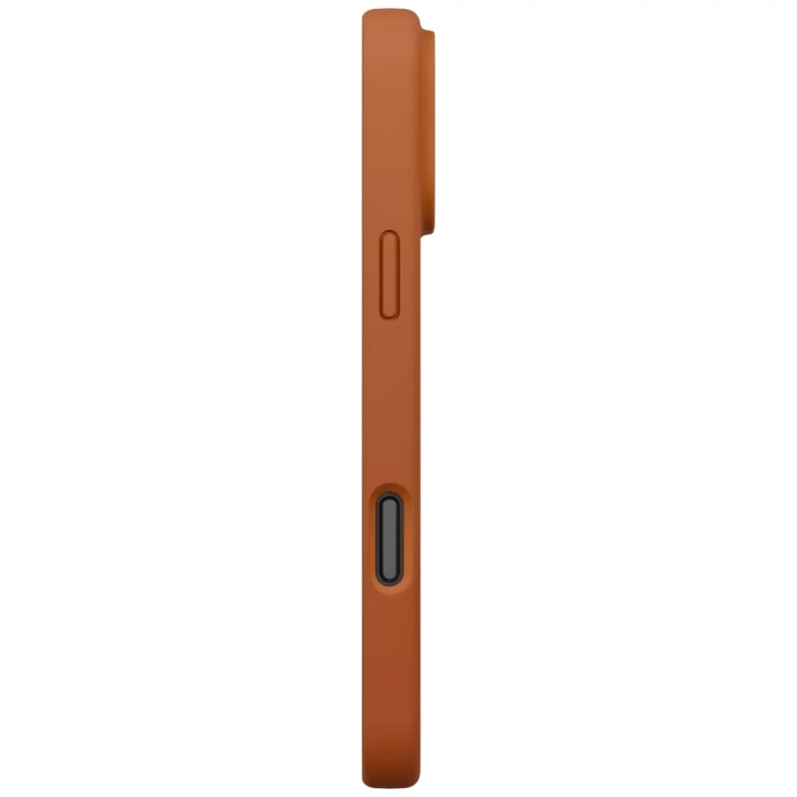 Etui UNIQ Lino na iPhone 17 Pro Max Magclick Charging - pomarańczowe