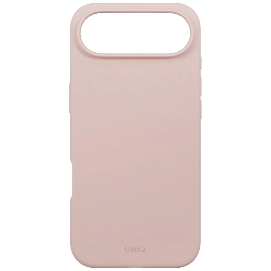 Etui UNIQ Lino na iPhone Air Magclick Charging - różowe