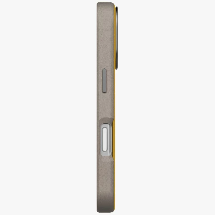 Etui UNIQ Lyden DS na iPhone 17 Pro Magclick Charging - żółto-szary
