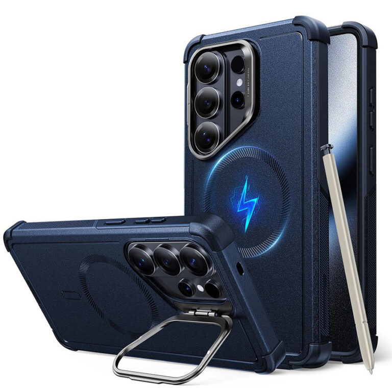 ESR CYBER TOUGH KICKSTAND MAGSAFE GALAXY S26 ULTRA BLUE