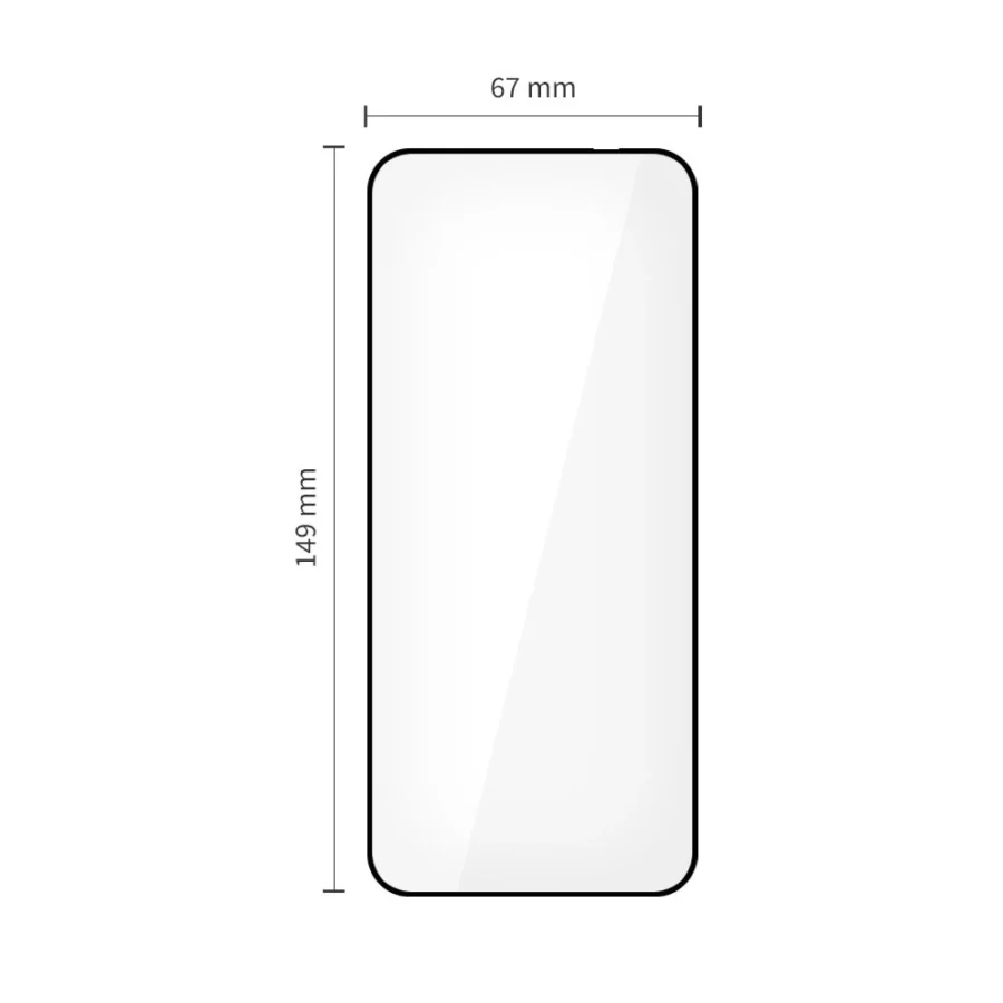 Szkło hartowane Tech-Protect Glass Fit+ 2-pack na Motorola Edge 50 Neo / 60 Neo - czarne