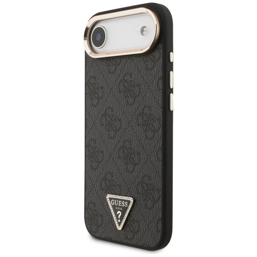 Etui Guess 4G Triangle Logo MagSafe naiPhone Air - czarno-złote