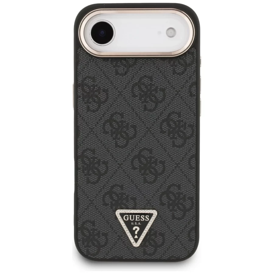 Etui Guess 4G Triangle Logo MagSafe naiPhone Air - czarno-złote
